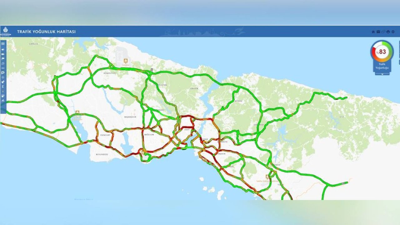 İstanbul'da yağmur başladı, trafik kilit!