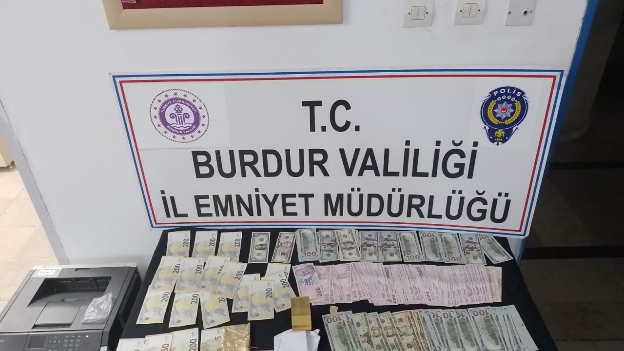 Burdur’da 1 milyon 500 bin TL değerinde döviz çalan hırsız tutuklandı