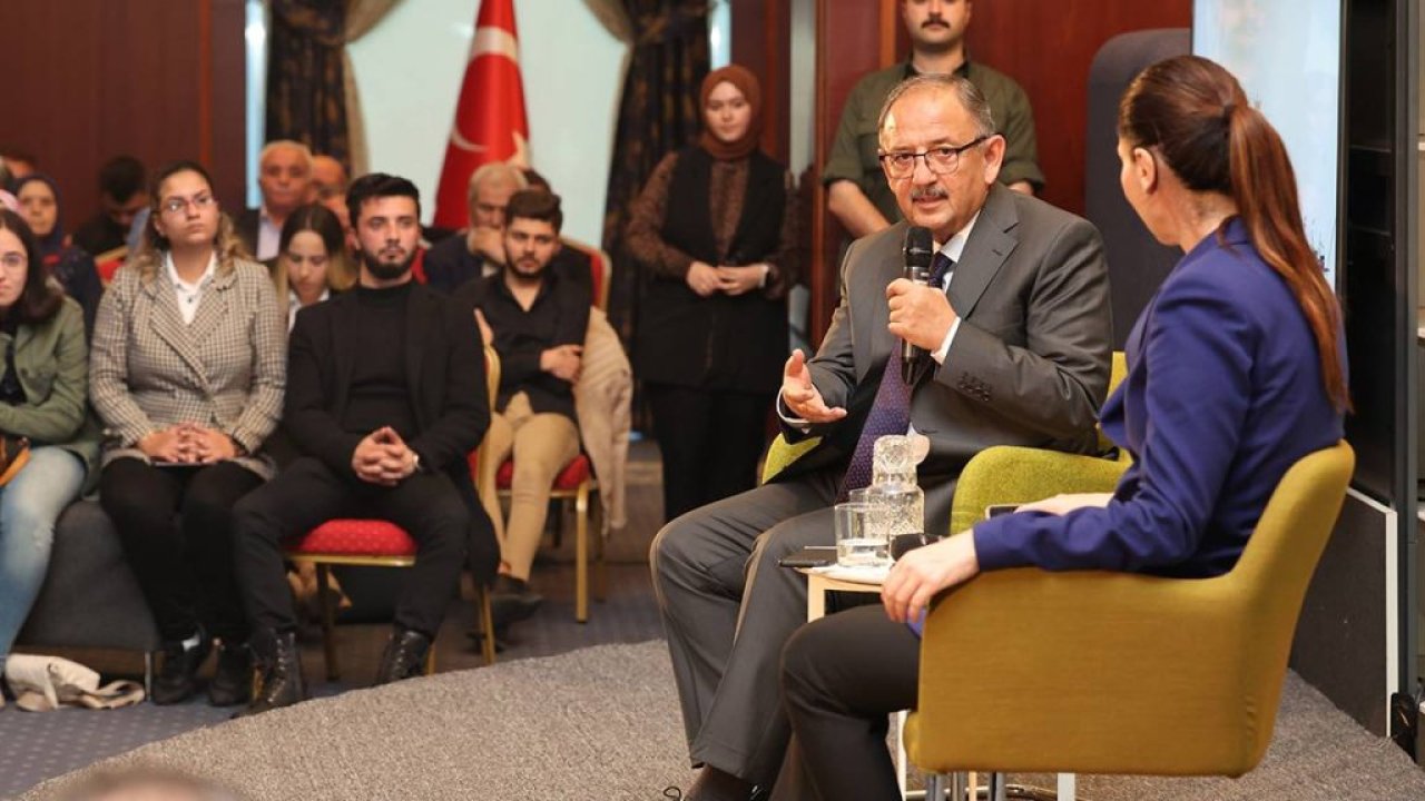 Bakan Özhaseki: Bir sene içinde konut fiyatları yavaş yavaş düşecek
