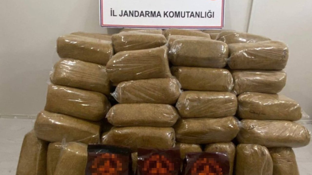 Osmaniye’de 750 kilogram kaçak tütün ele geçirildi