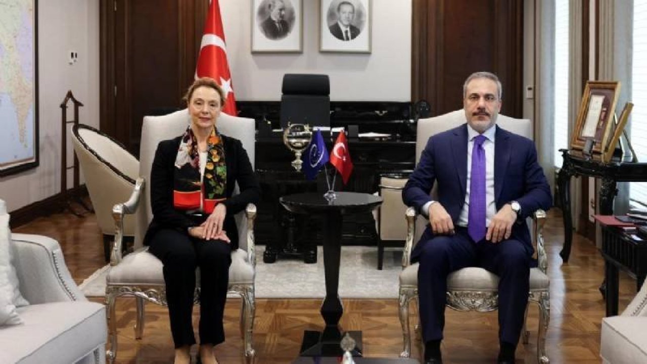 Dışişleri Bakanı Fidan, Avrupa Konseyi Genel Sekreteri Buric ile görüştü