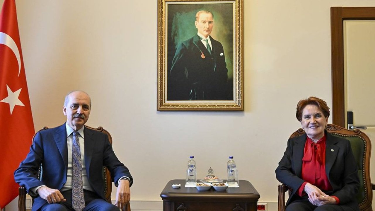 Meclis Başkanı Numan Kurtulmuş'tan, Meral Akşener'e ziyaret
