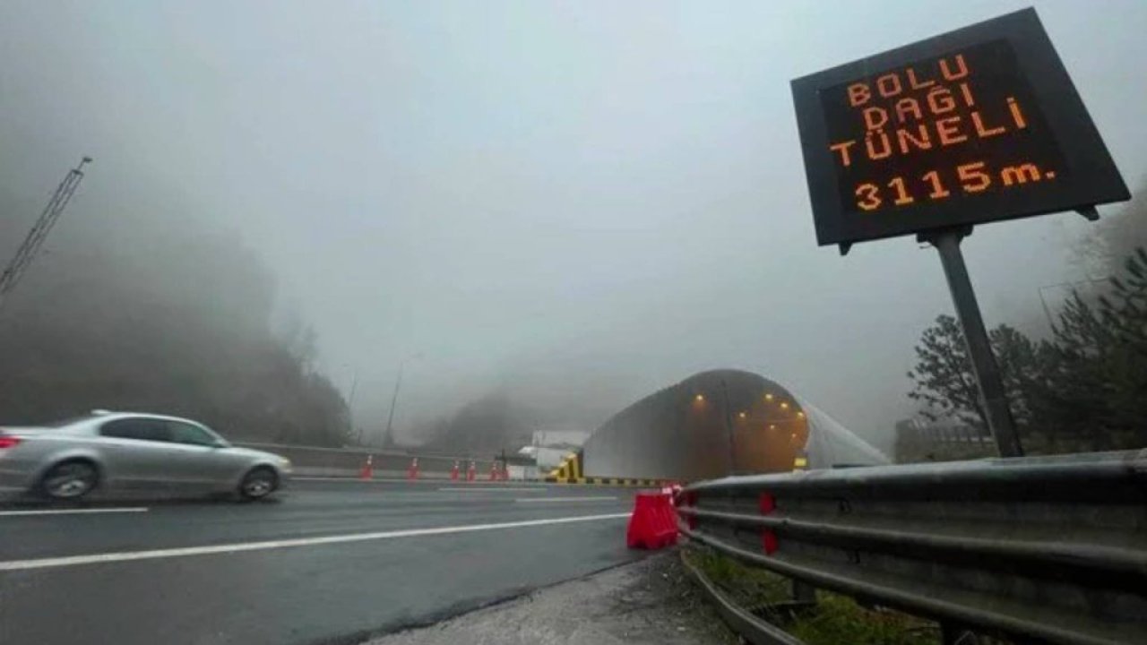 Bolu Dağı Tüneli İstanbul yönü trafiğe kapatıldı