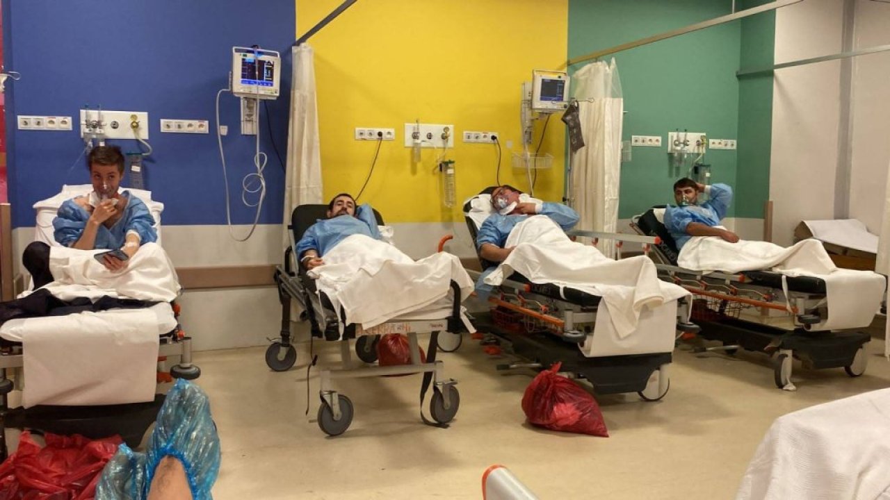 Kargoya verilen kimyasal madde 14 çalışanı hastanelik etti