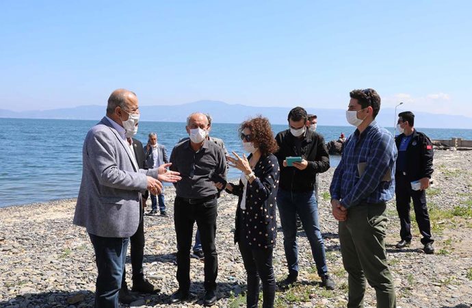 Başkan Türkyılmaz’dan Mudanya sahillerinde inceleme