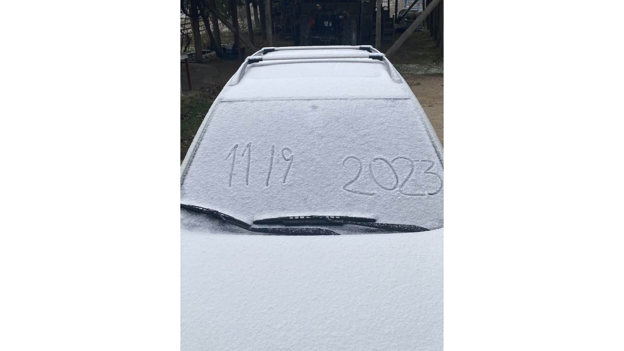 Denizli’ye kışın ilk karı düştü