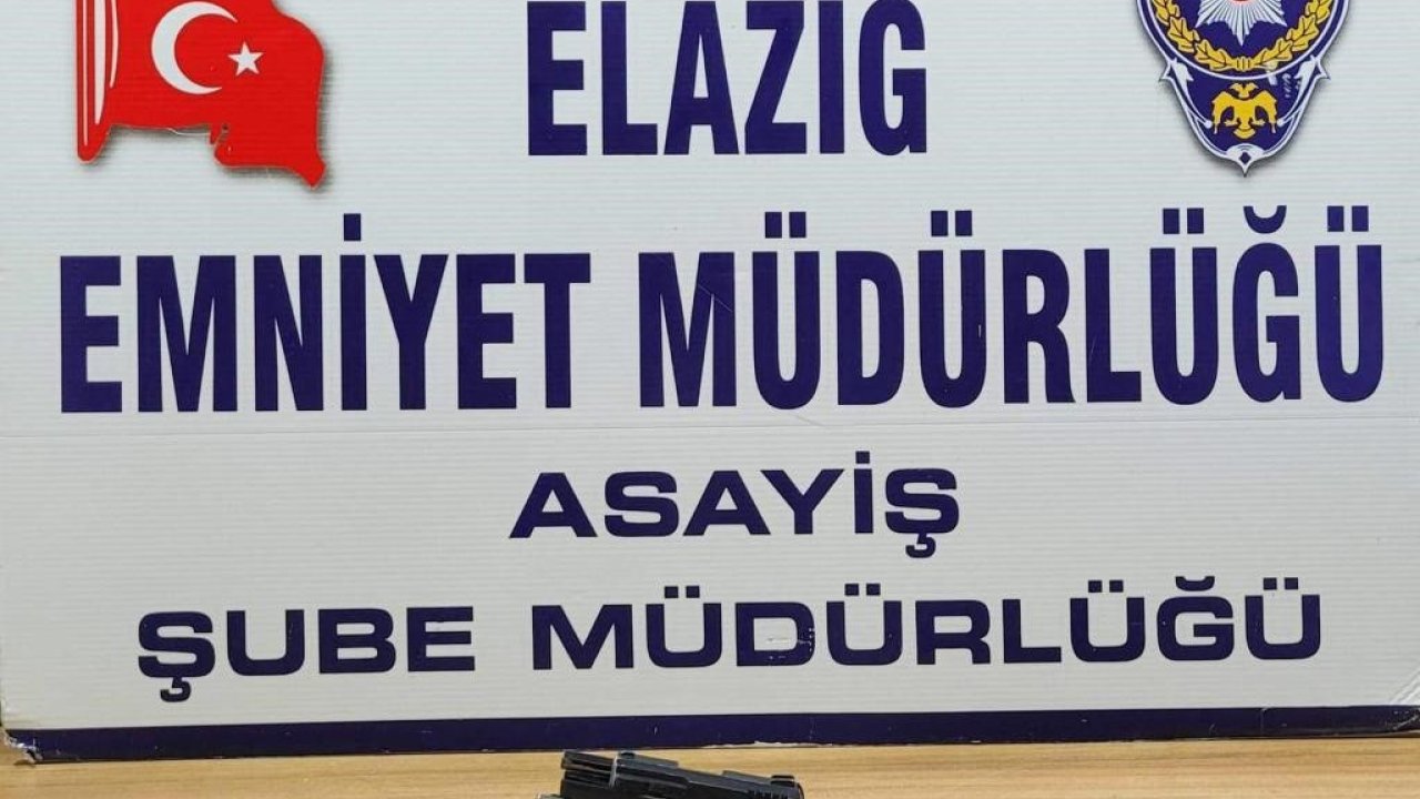 Elazığ’da güven uygulaması: Ruhsatsız silah ve uyuşturucu madde ele geçirildi