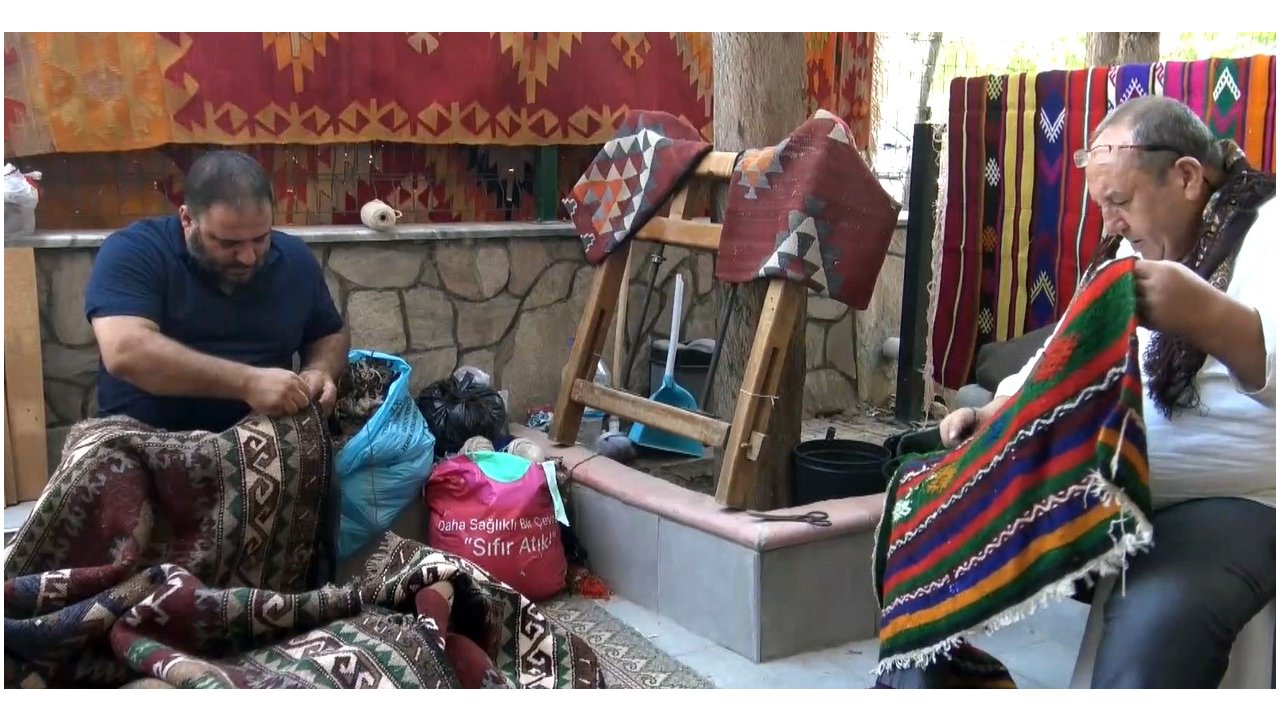 Yıllara meydan okuyan kilimler yeniden hayat buluyor