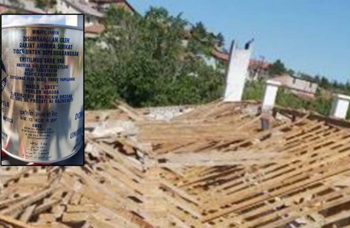 ABD’nin 2. Dünya Savaşı sonrası Türkiye’ye gönderdiği margarinler, bir okulun çatı katından çıktı