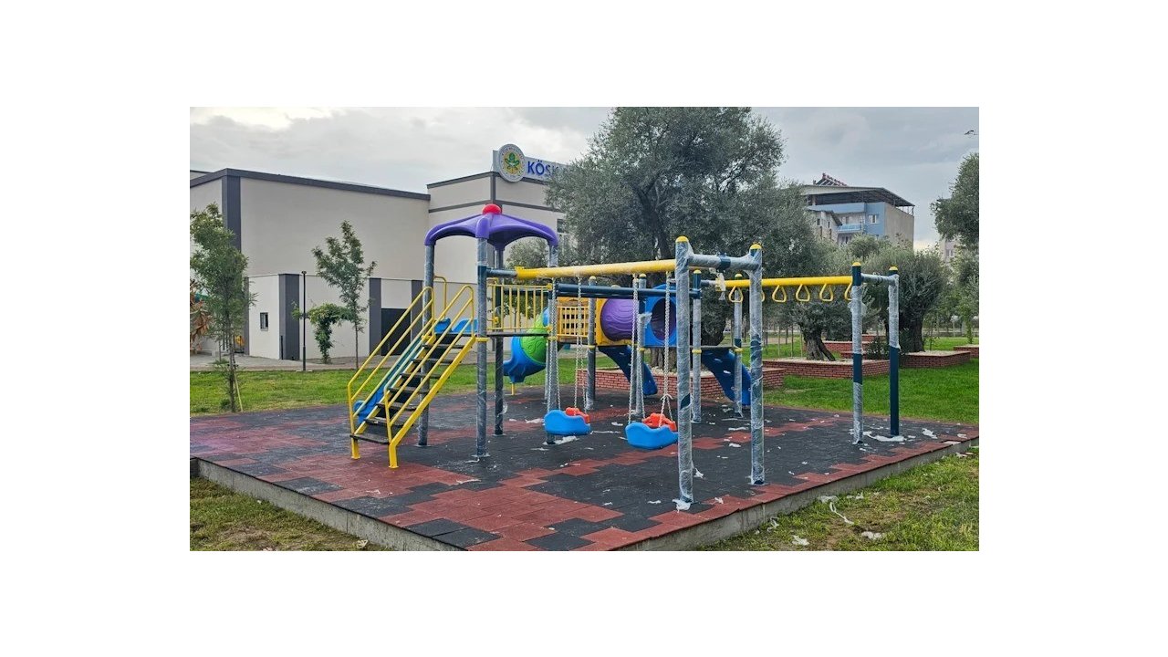 Köşk’te park ve bahçelerin bakımı yapılıyor