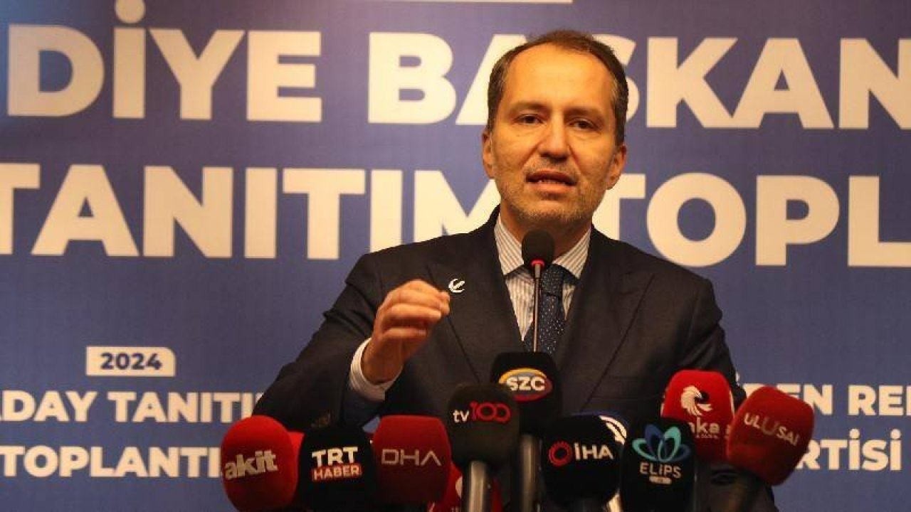 Fatih Erbakan'dan yerel seçim açıklaması: Peyderpey belediye başkan adaylarımızı açıklayacağız