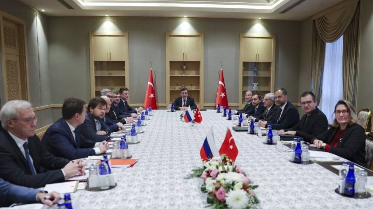 Cumhurbaşkanı Yardımcısı Yılmaz, Rusya Başbakan Yardımcısı Novak ile görüştü