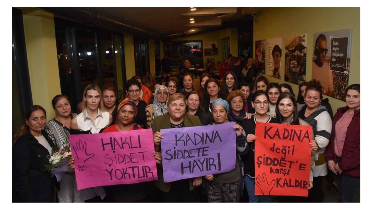 Başkan Hülya Erdem: “Kadına değil şiddete karşı el kaldır”