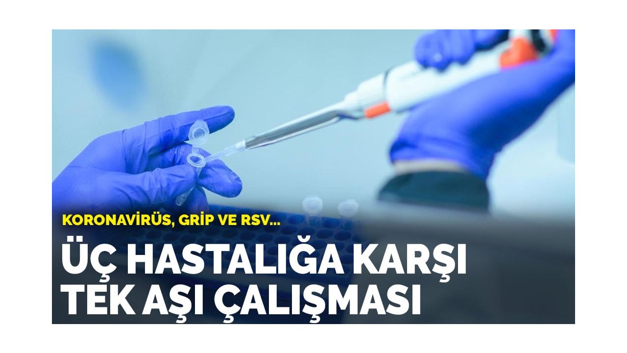 Koronavirüs, grip ve RSV: Üç hastalığa karşı tek aşı çalışması