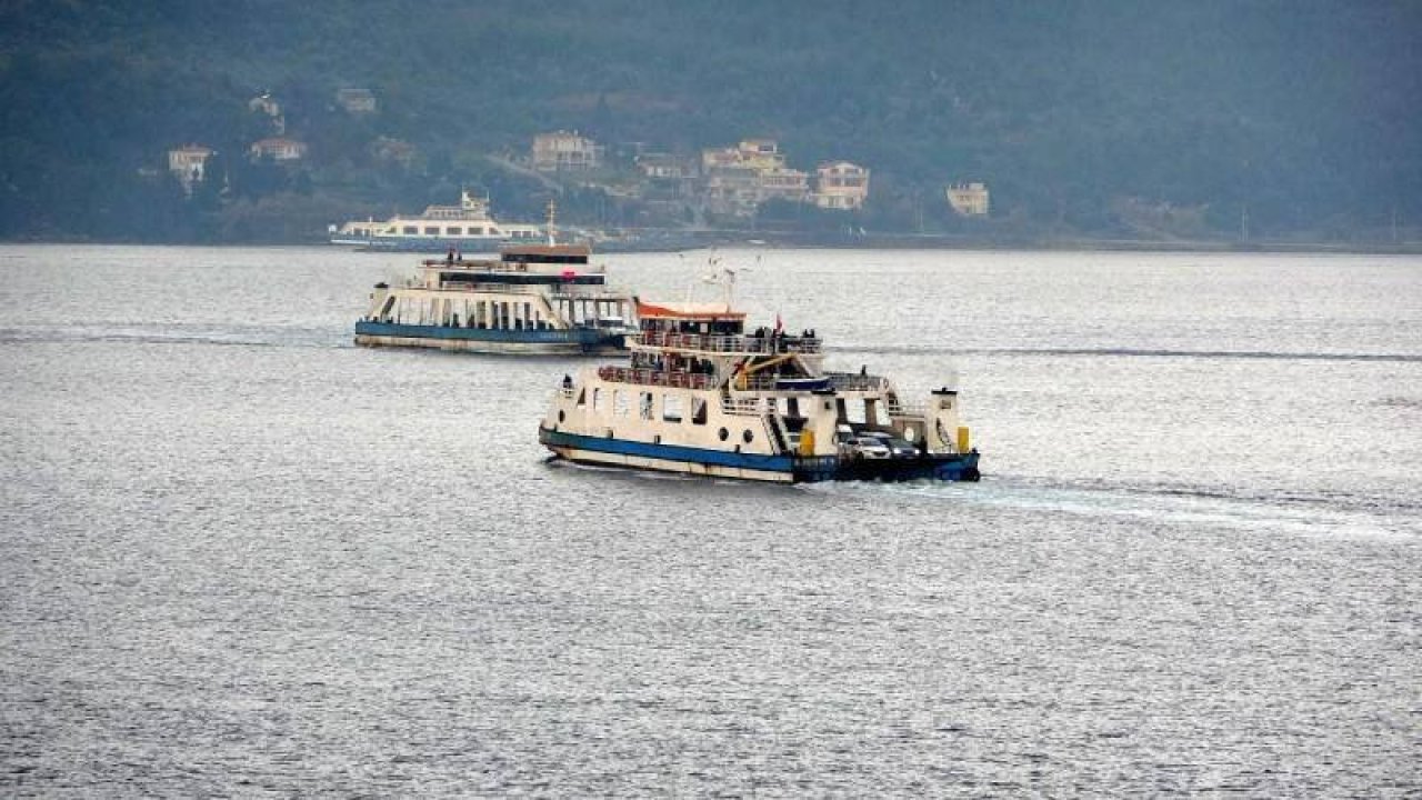 Çanakkale'de feribot hatlarında yarınki bazı seferler iptal edildi