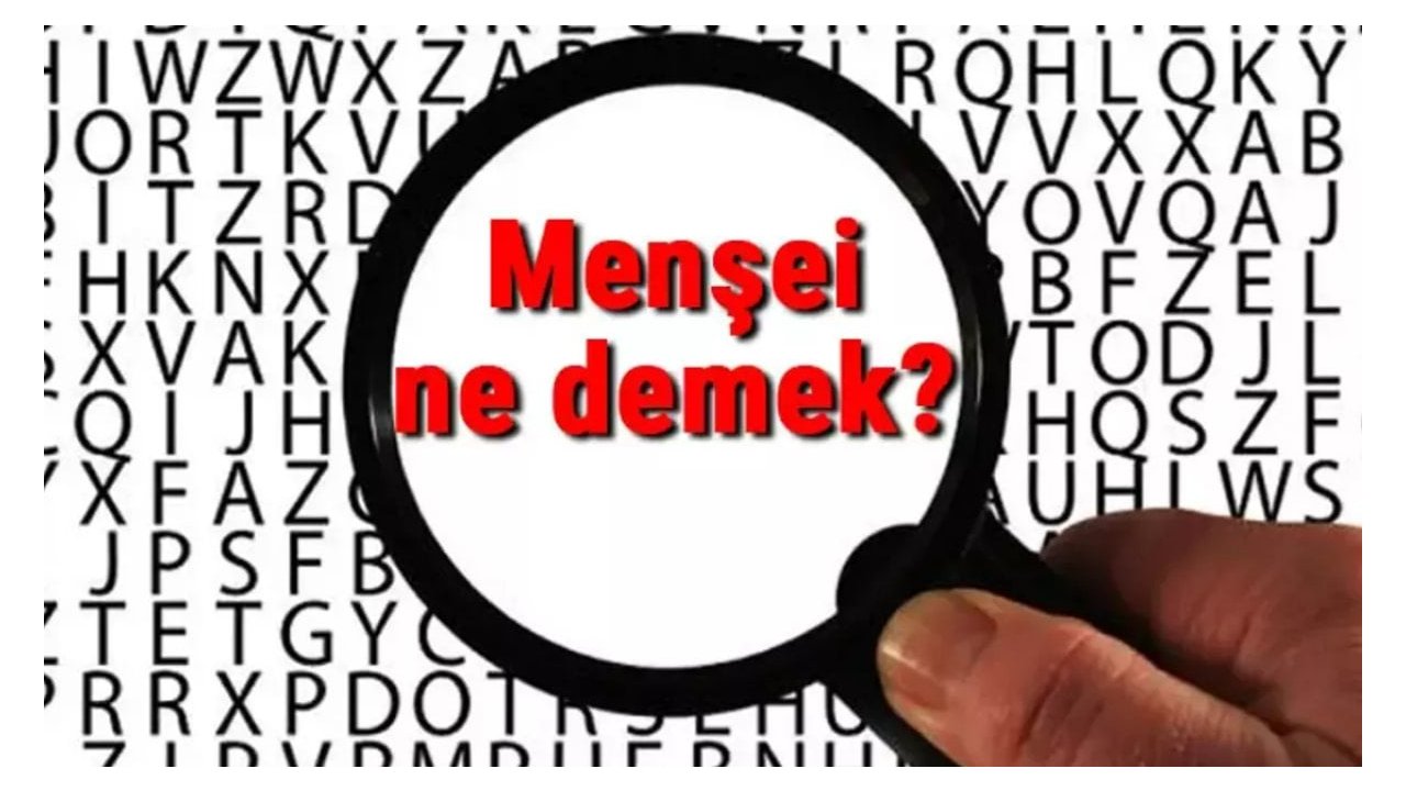 Menşei Ne Demek? Türkçede Köken Anlamı