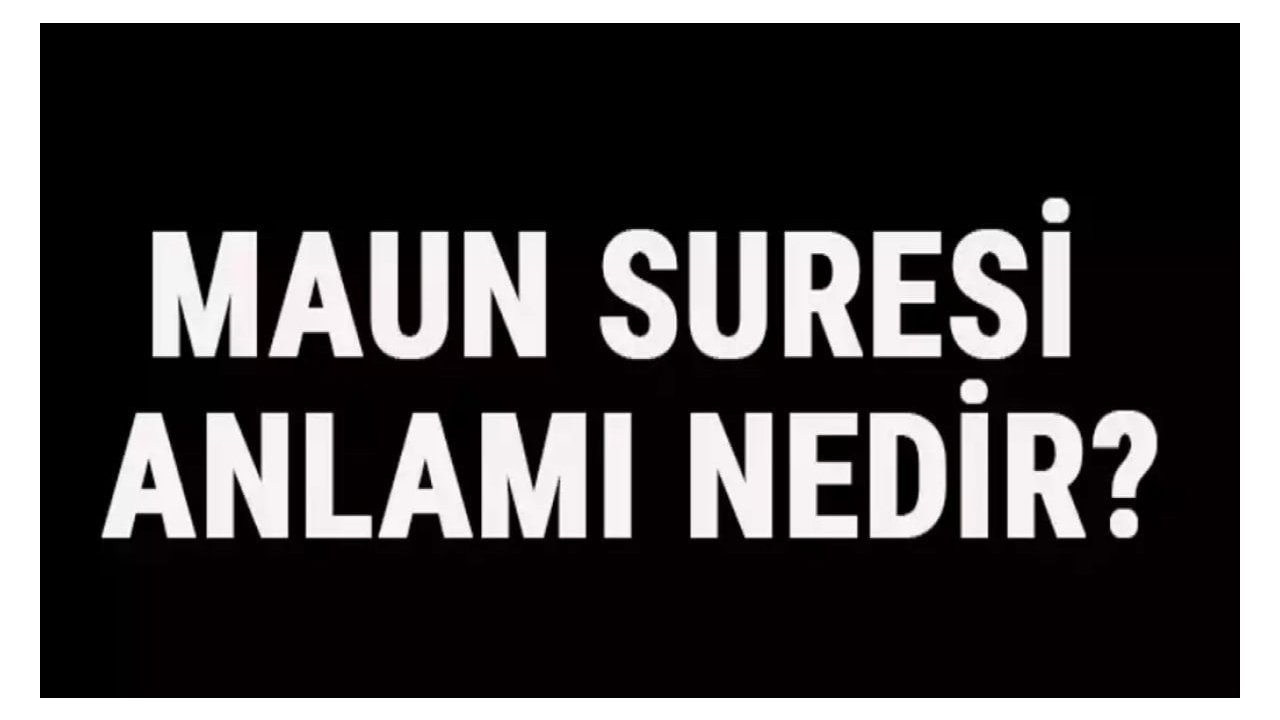Maun Suresi Anlamı: İslam'da Yardımlaşma ve İnsanlık Değeri