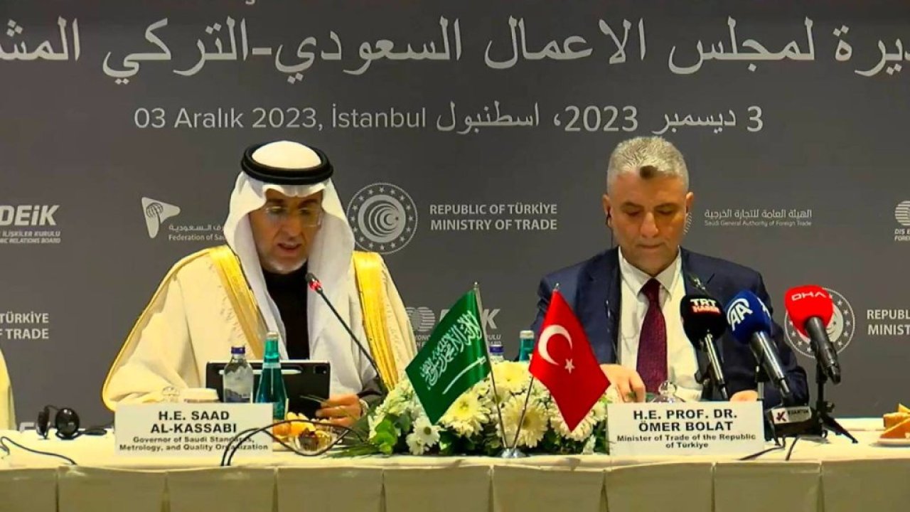 Bakan Bolat: Hedef, Suudi Arabistan ile 30 milyar dolarlık karşılıklı ticaret