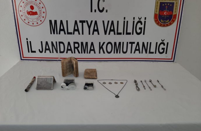 Malatya’da tarihi eser operasyonu: 2 gözaltı