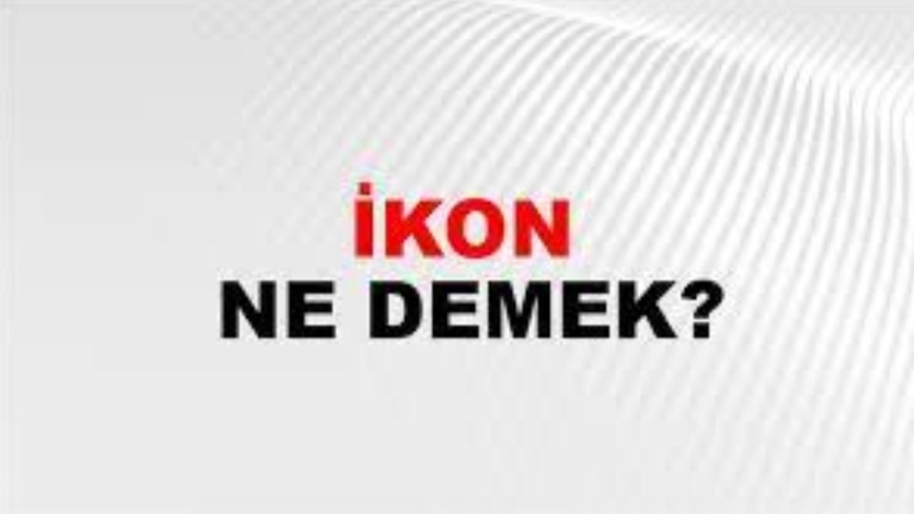 İkon ne demek?