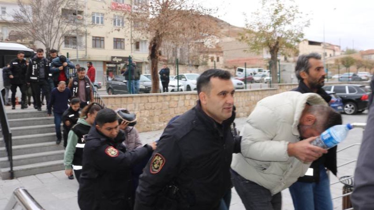 Nevşehir merkezli 76 ilde "dolandırıcılık" ve "rüşvet" operasyonunda 11 şüpheli adliyede