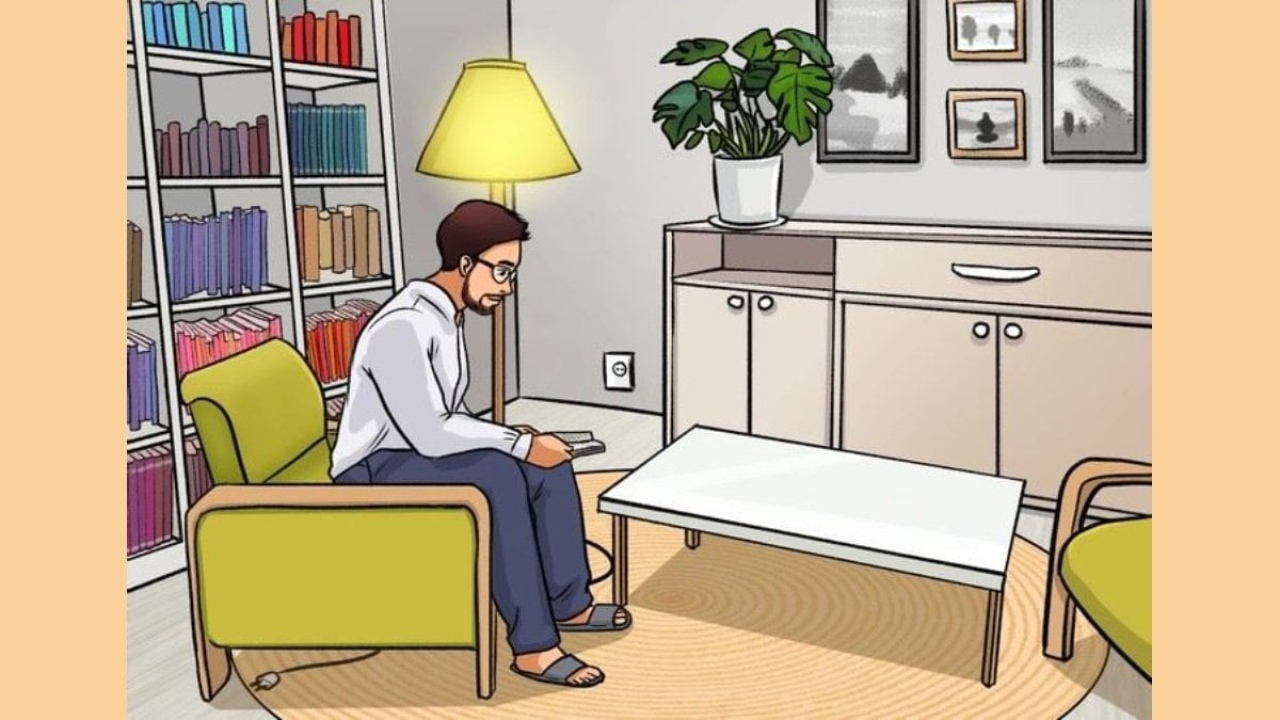 Adamın oturma odası resminde hatayı kimse bulamıyor! 7 saniyede bulanların IQ'su 130 ve üzeri çıkıyor
