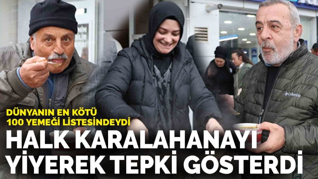 Dünyanın en kötü 100 yemeği listesindeydi... Karadenizliler karalahana çorbasını yiyerek tepki gösterdi