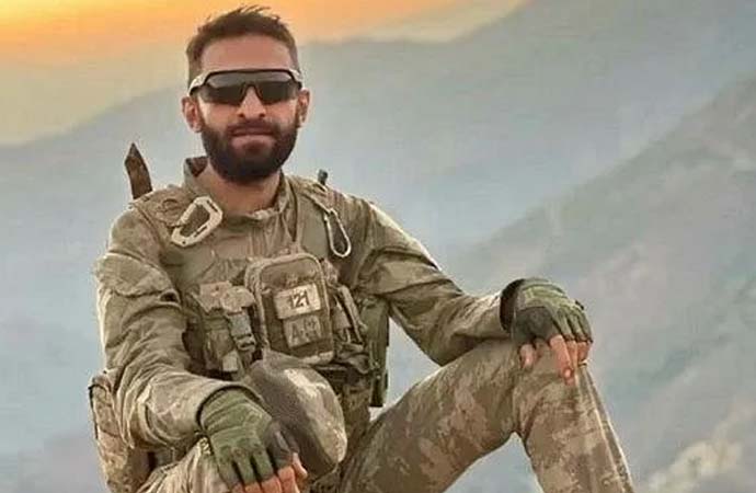 Irak’ın kuzeyinde PKK’lı teröristlerce şehit düşen Er! 
