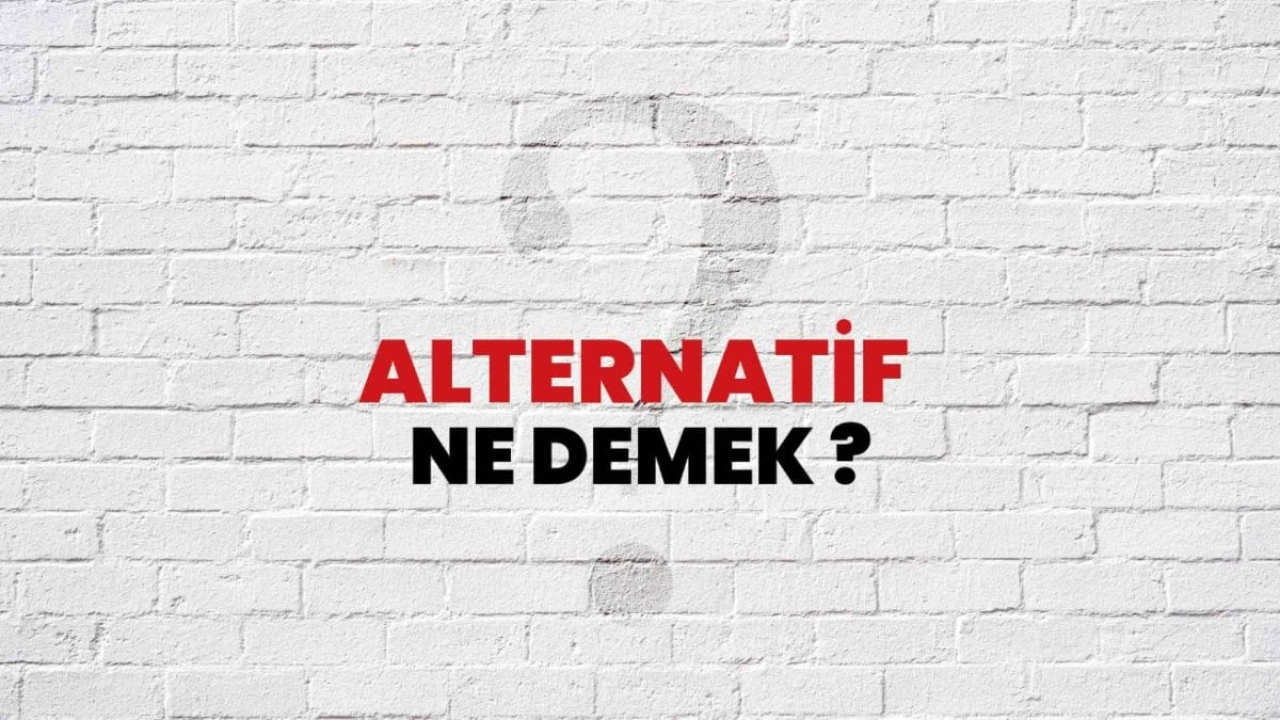 Alternatif Ne Demek: Farklı Seçeneklerin Anlamı ve Örnekler
