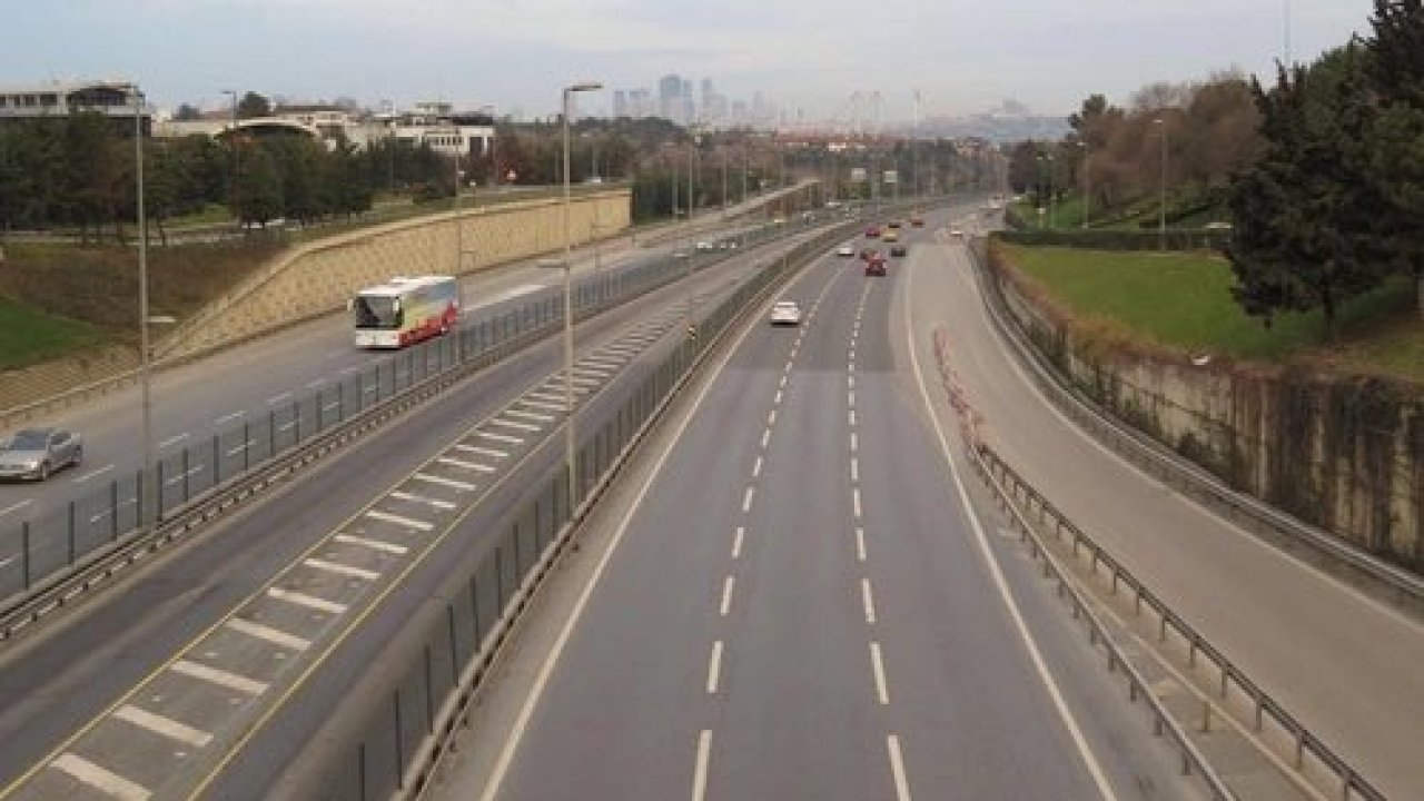 İstanbul'da trafik yoğunluğu %1 olarak ölçüldü
