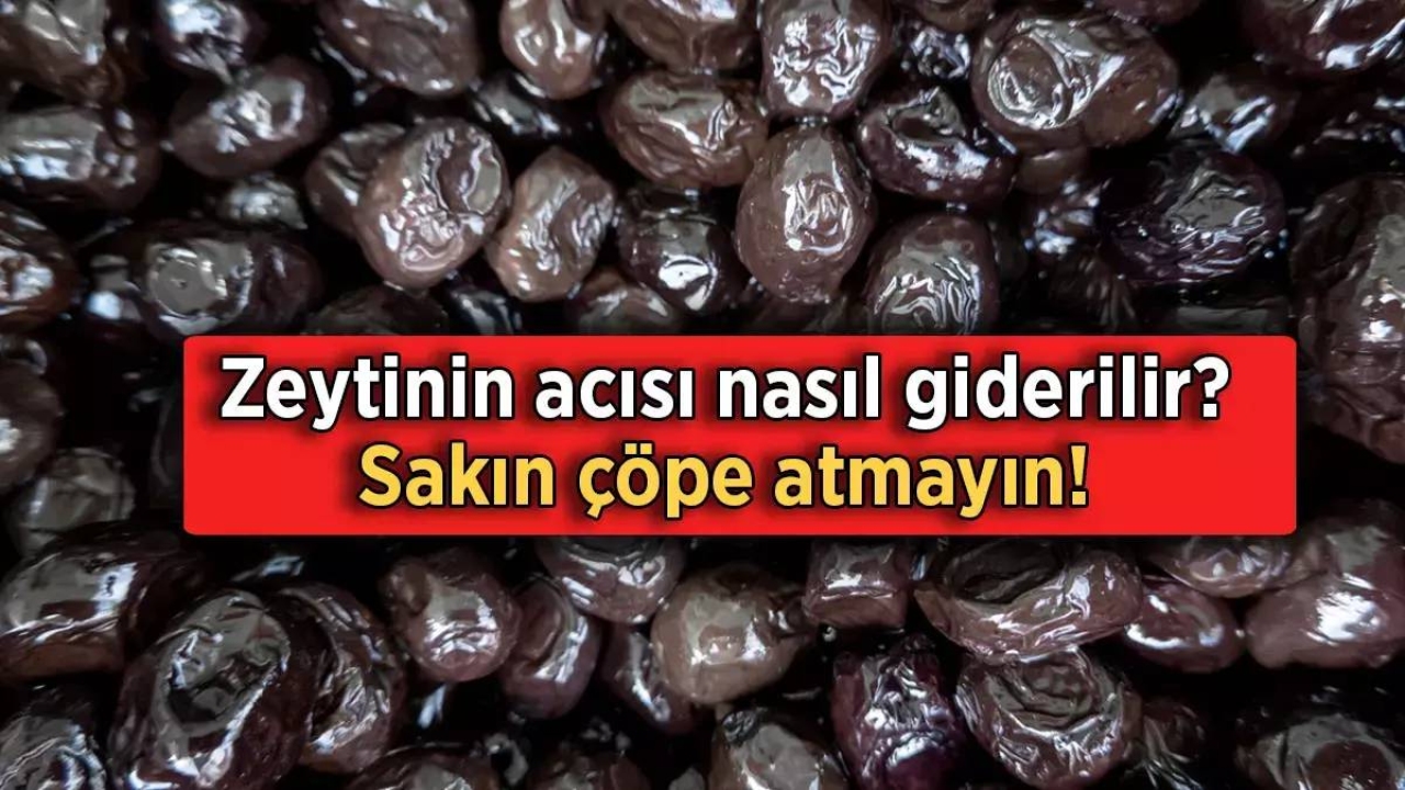 Aldığınız zeytin acı çıktıysa bunu uygulayın! Herkesin evinde bulunuyor, anında zeytin acılığını yok ediyor!