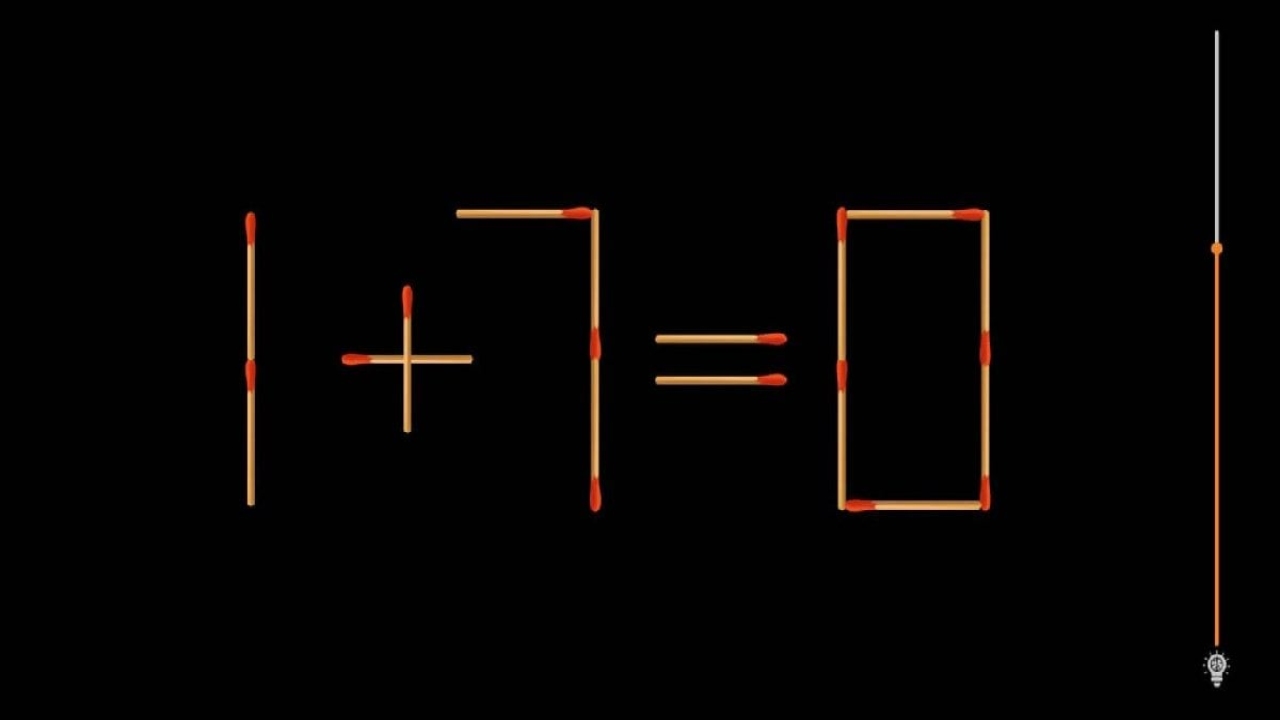Matematik mücadelesi: IQ'nuzu test edin! 15 saniyede yalnızca bir kibrit çöpünü hareket ettirerek dahi olduğun