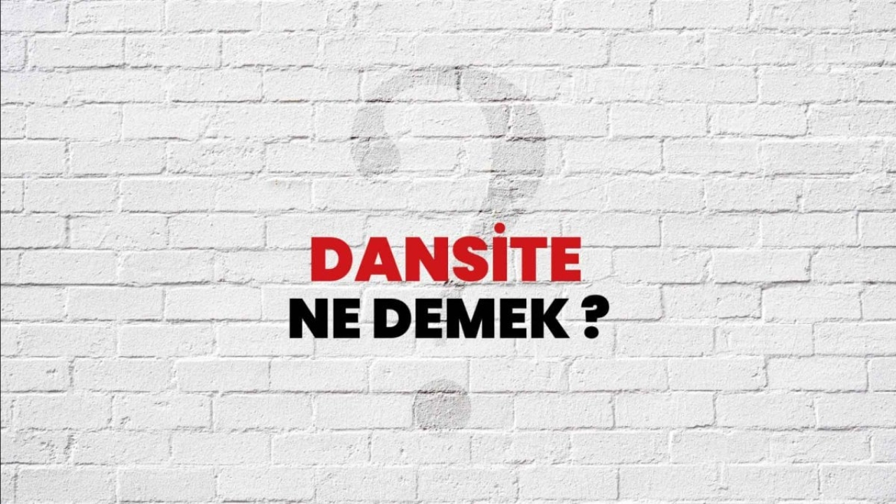 Dansite Ne Demek? - Dansite Hakkında Bilmeniz Gereken Her Şey