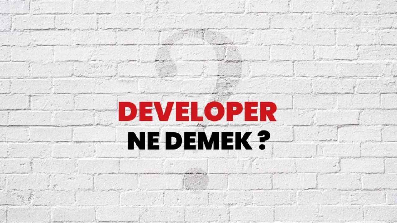 Developer Ne Demek? - İşte Geliştirici Teriminin Anlamı ve Önemi