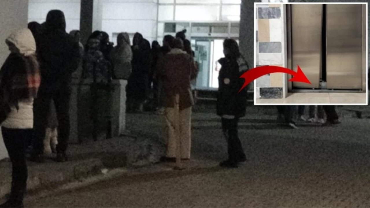 Giresun'daki KYK Yurdunda Asansör Zemine Çakıldı