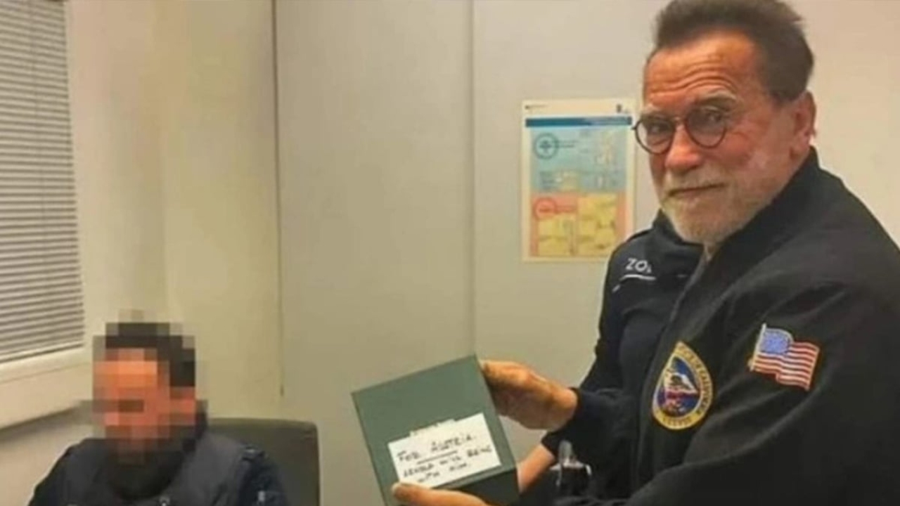 Arnold Schwarzenegger gözaltına alındı