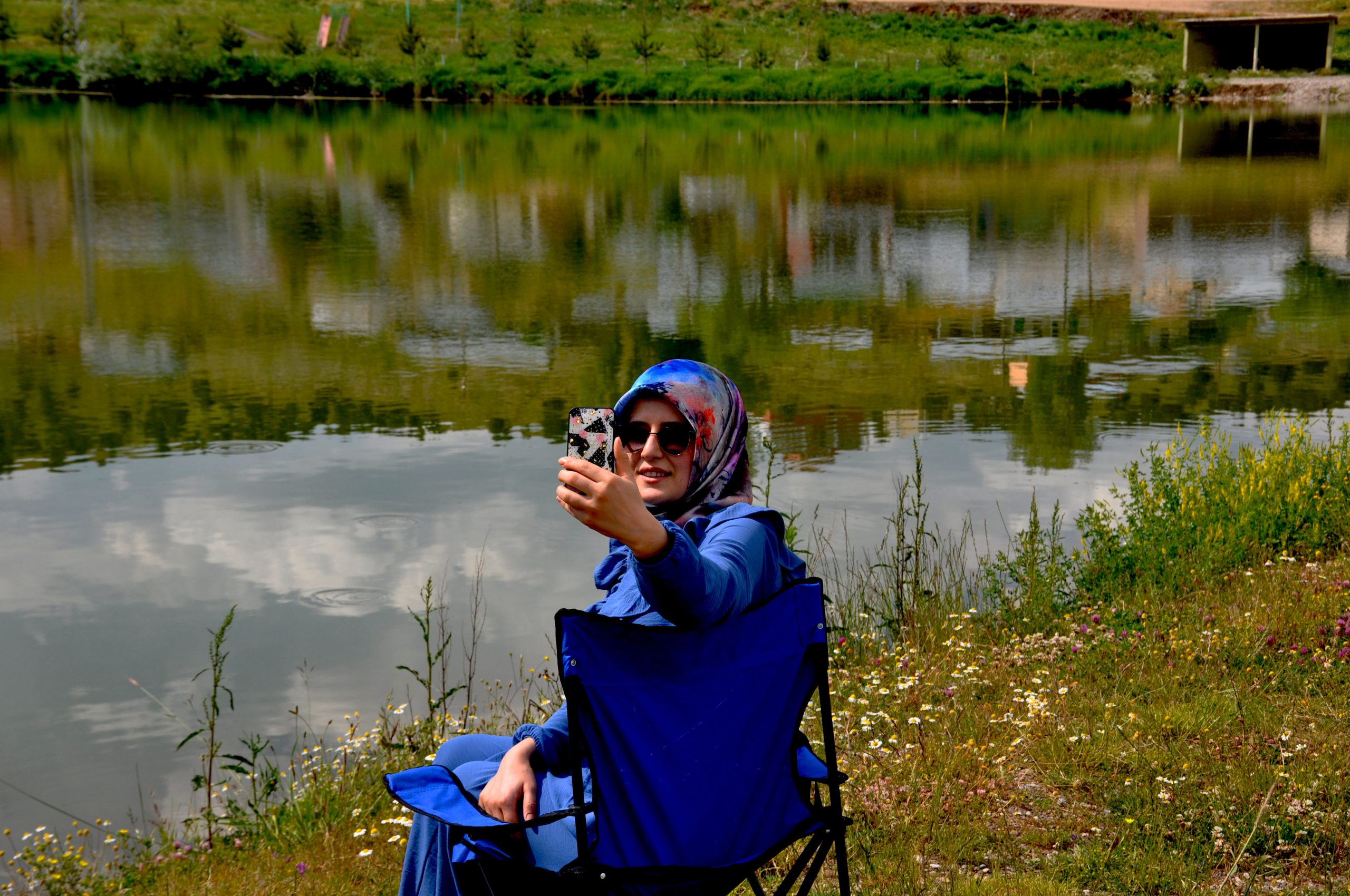 Ernek Yaylası'ndaki doğal göl, ilgi görüyor