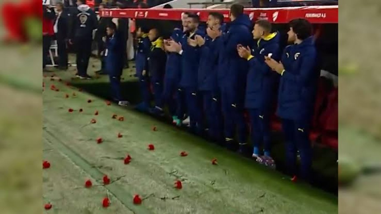 Gaziantep FK-Fenerbahçe maçında duygusal anlar! 6 Şubat unutulmadı!