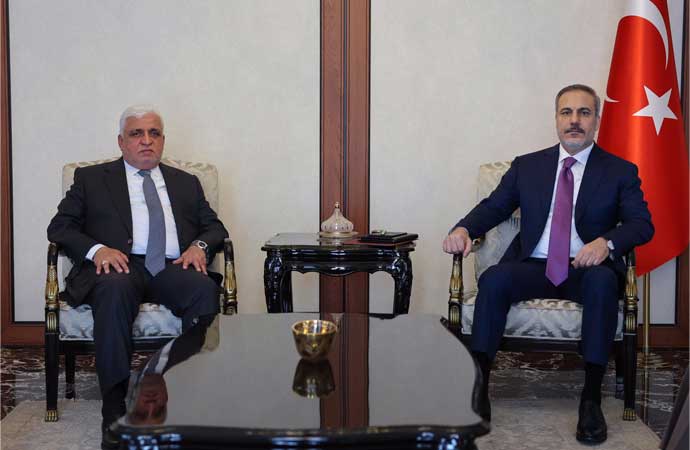Hakan Fidan, Irak'ın Haşdi Şabi heyetiyle önemli bir görüşme gerçekleştirdi