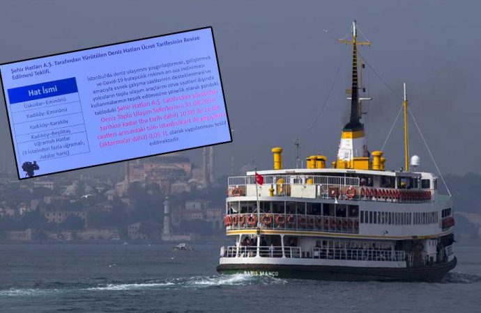 Daha çok vapur, daha çok deniz ulaşımı... Şehir Hatları '5 kuruş' oldu