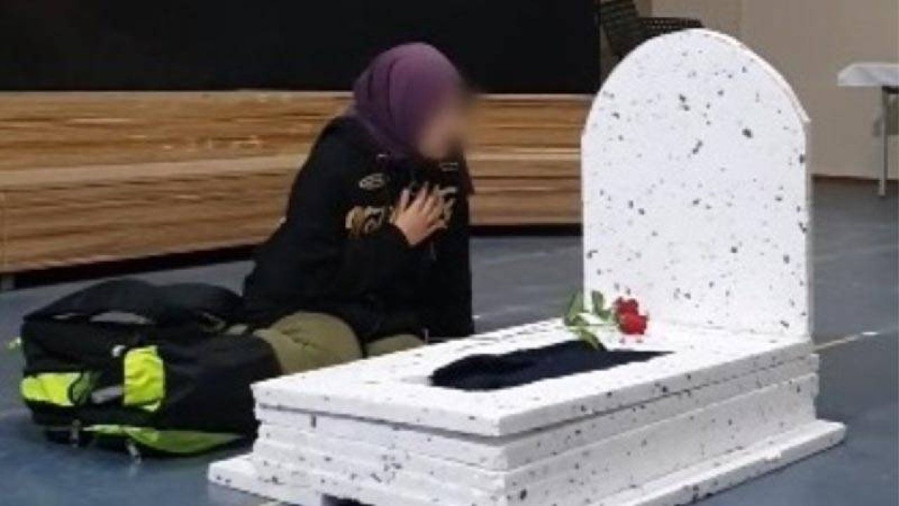 ÇEDES kapsamında öğrencilere maket mezar hazırlatıldı
