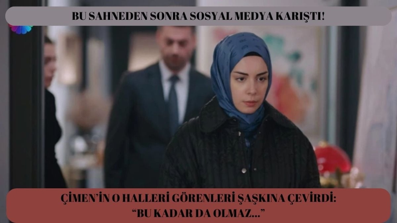 Kızılcık Şerbeti dizisinde tepki çeken bir sahne daha... Çimen'in imam nikahı kıyıp tesettüre girdiği görüntül