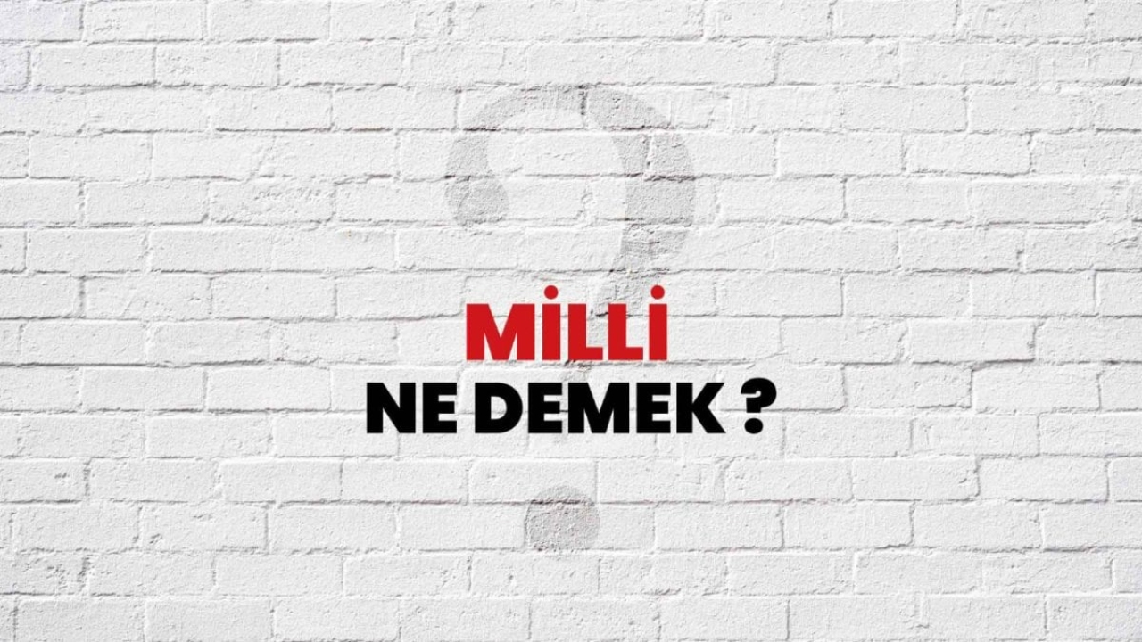 Milli Ne Demek?