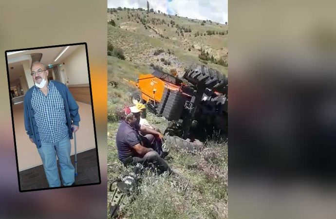 Traktör ile balya makinesi arasında kalarak feci şekilde can verdi!
