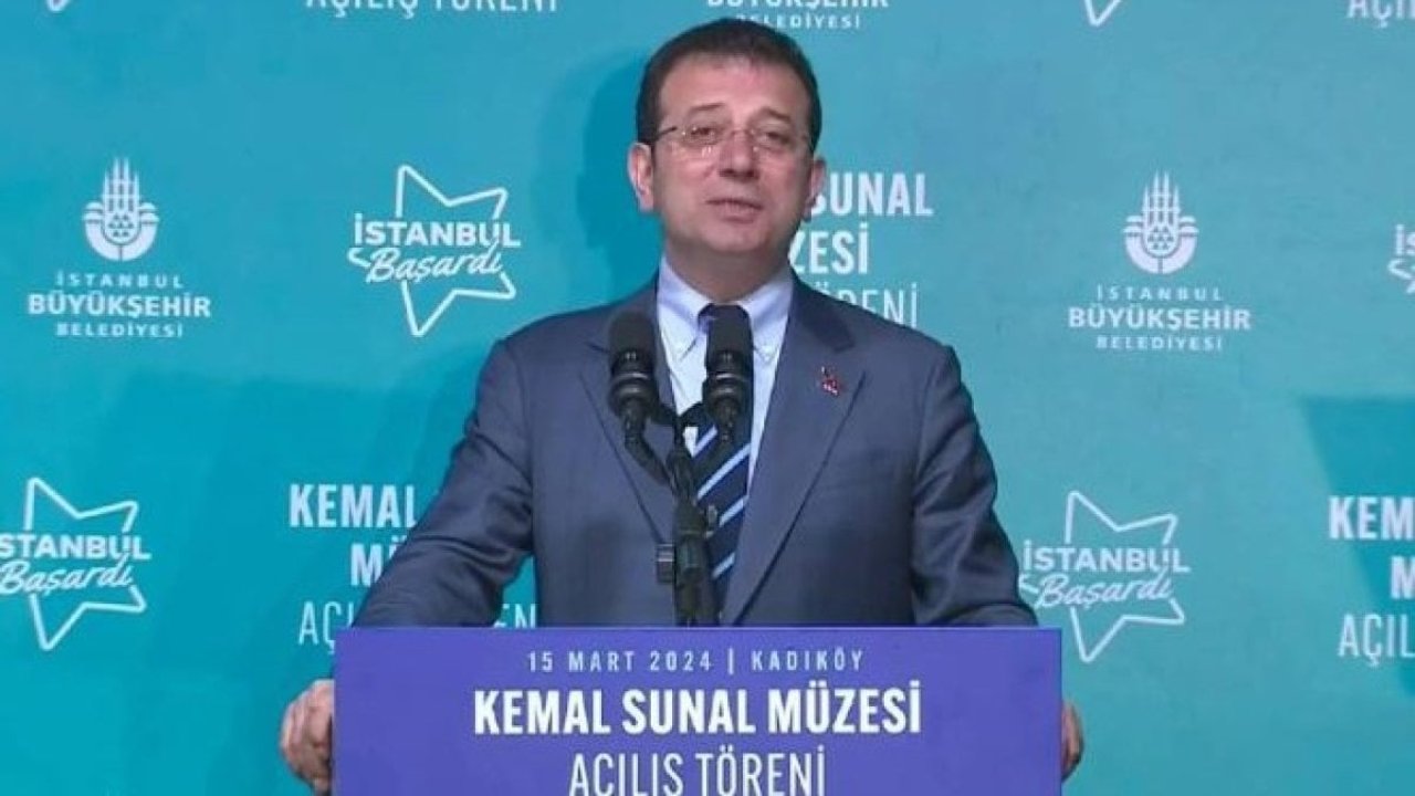 İmamoğlu: Toplumu bölmeye çalışanlar Kemal Sunal filmi izleyip ders çıkarsınlar!