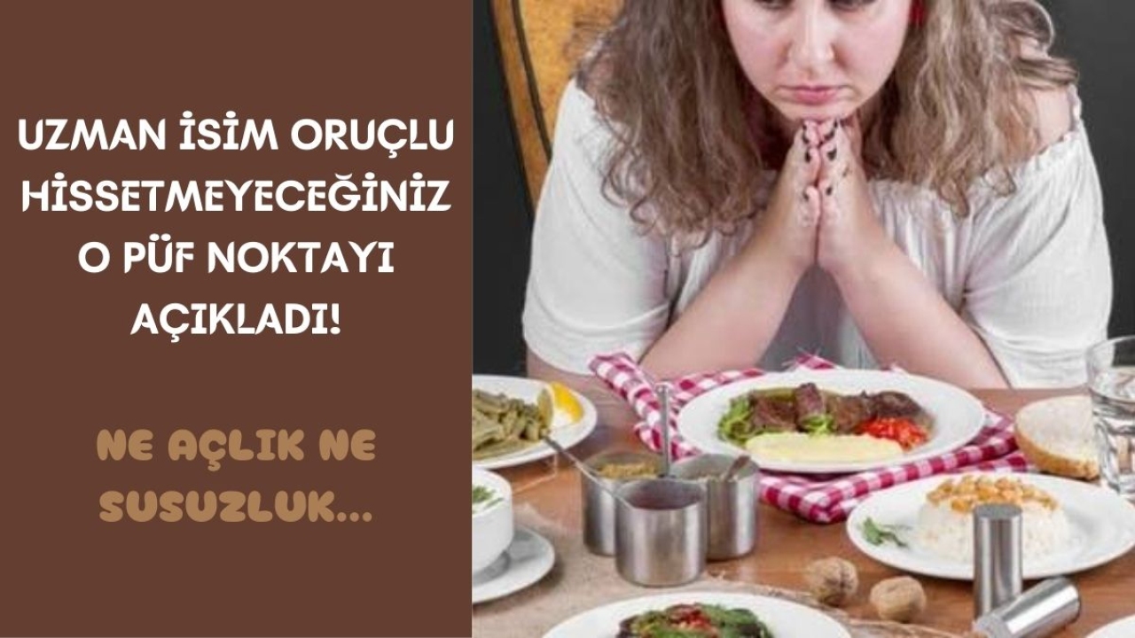 Gün boyu oruçlu olduğunuzu hissetmeyeceksiniz! Uzman isim o mucizevi tarifi verdi: Ne açlık ne susuzluk…