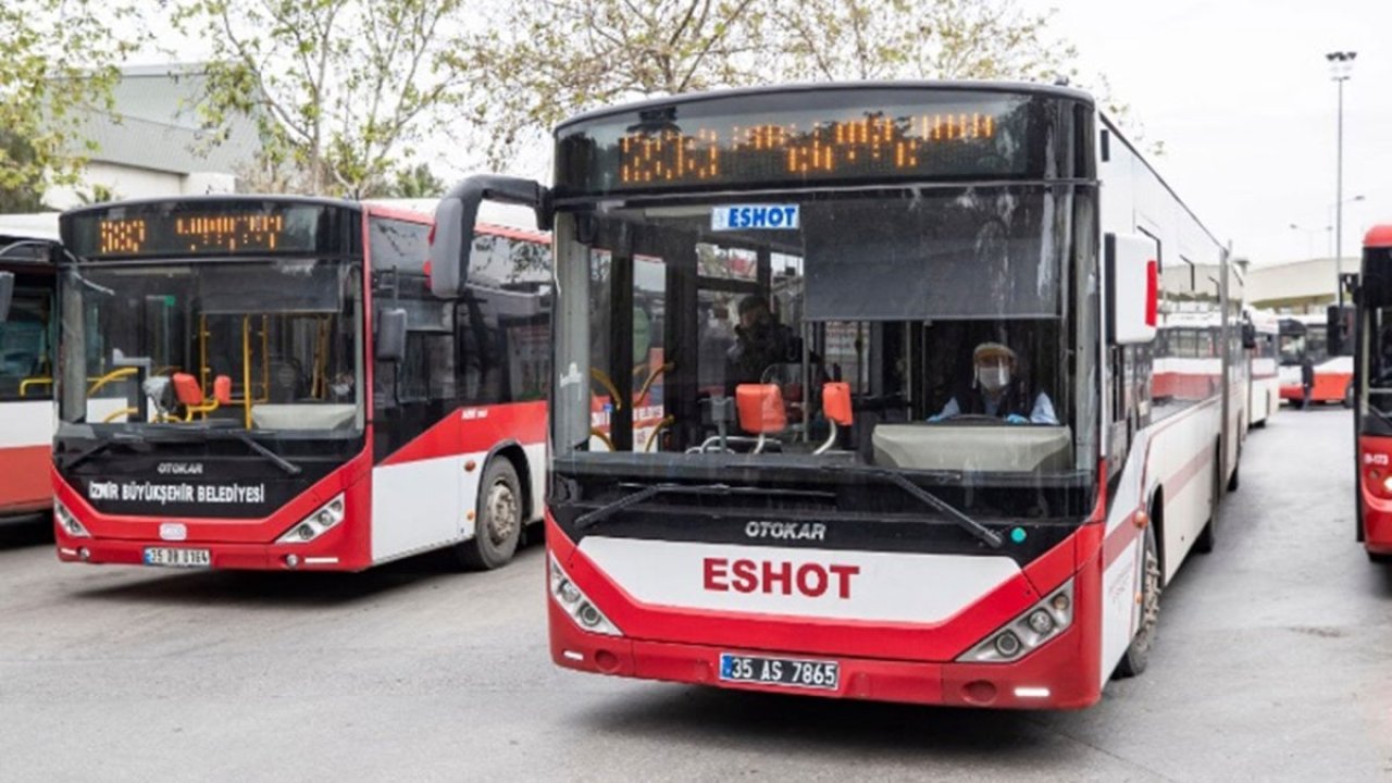 İzmir'de toplu taşıma kullanacak olanlar için uyarı: Yarın otobüsler çalışmayacak