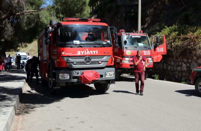 Spil Dağı Milli Parkı'nda yangın: İki dönümlük alan zarar gördü