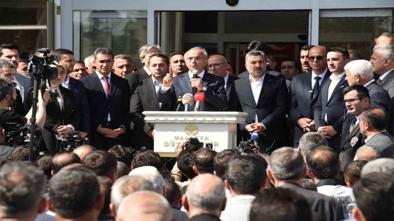 Malatya Büyükşehir Belediyesinde büyük mesai vardı!