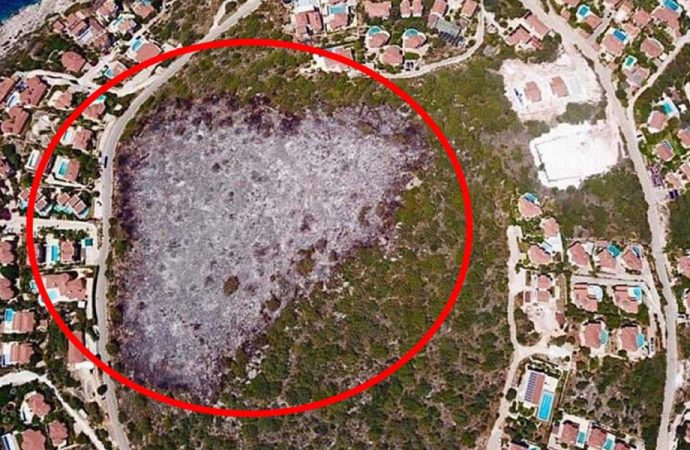 'Tam otel yapmalık yangın' arazi bakın kime ait çıktı?